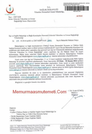 SAĞLIK BAKANLIĞI GÖREVDE YÜKSEŞMEve ÜNVAN DEĞİŞİKLİĞİ SINAVI YAPIYOR.webp